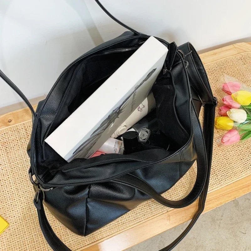 Large Soft Handbag, 13" Laptop Tote Bag - MILA