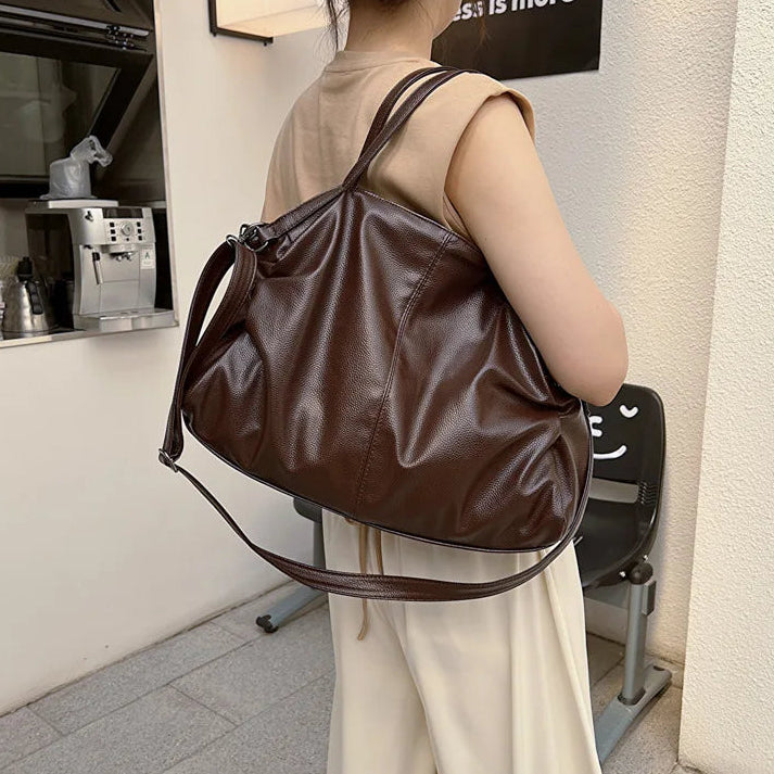 Large Soft Handbag, 13" Laptop Tote Bag - MILA