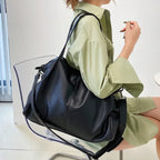Large Soft Handbag, 13" Laptop Tote Bag - MILA