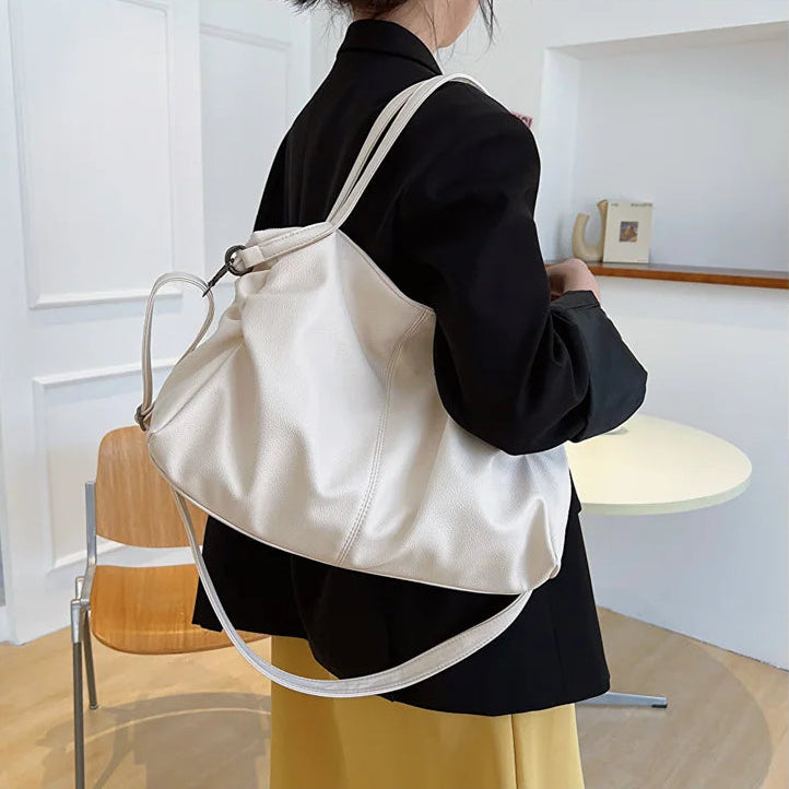 Large Soft Handbag, 13" Laptop Tote Bag - MILA