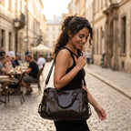 Soft Retro Handbag for School & Work - AURA
