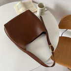 Hobo Shoulder Bag with Matching Pouch - ELARA