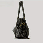 Large Vintage Handbag, 13" Laptop Zip Tote - FREYA