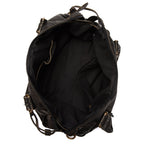 Large Vintage Handbag, 13" Laptop Zip Tote - FREYA