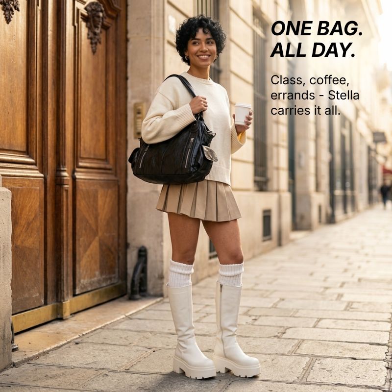 Everyday School & Work Zip Tote Bag - STELLA