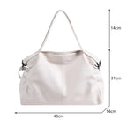 Large Soft Handbag, 13" Laptop Tote Bag - MILA